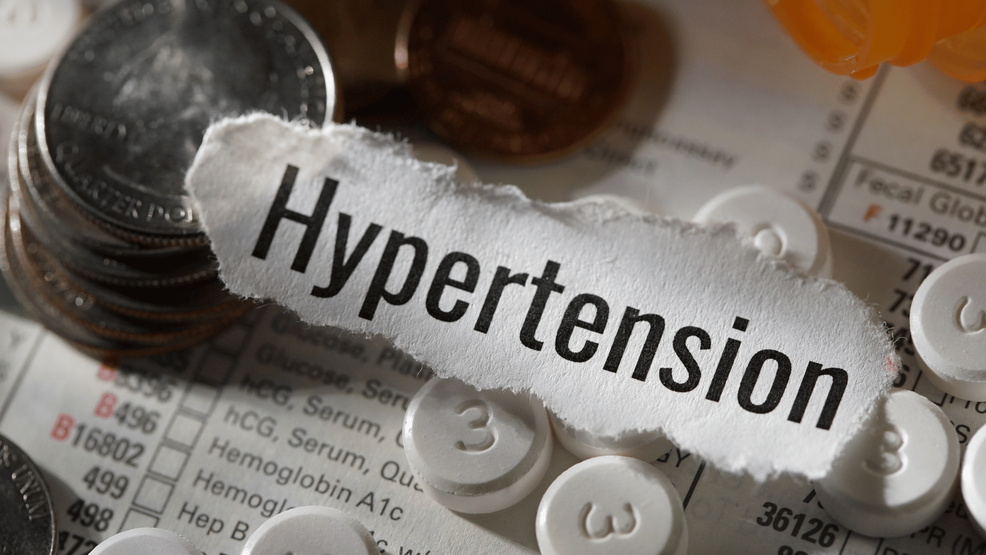 Picture with hypertension text in it